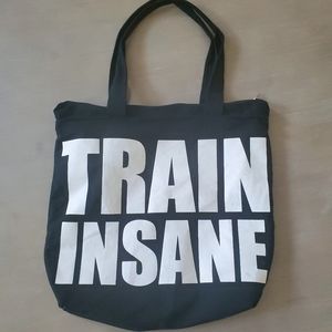 Layer 8 Train Insane Canvas Tote Bag